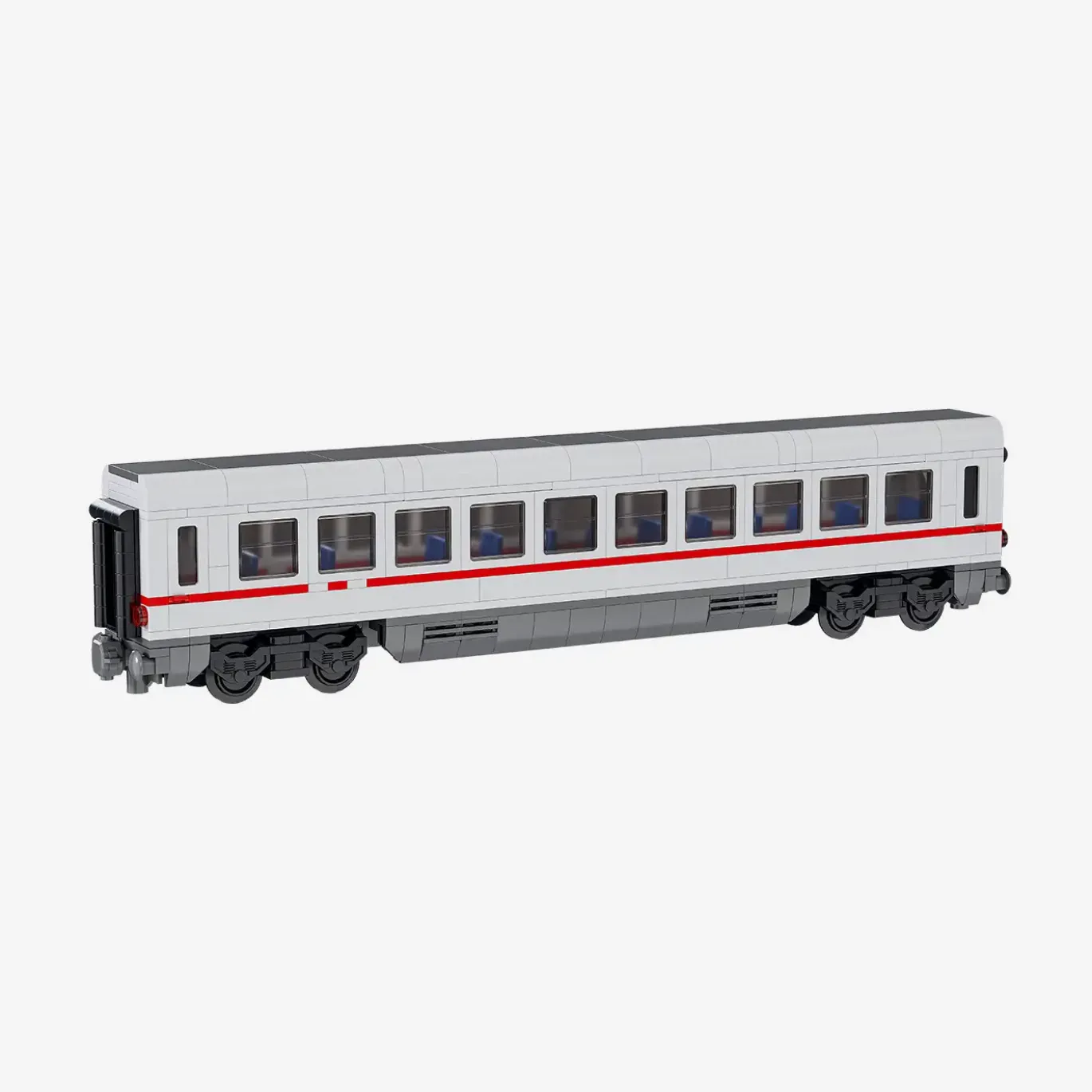 Passagierwagen weiß rot