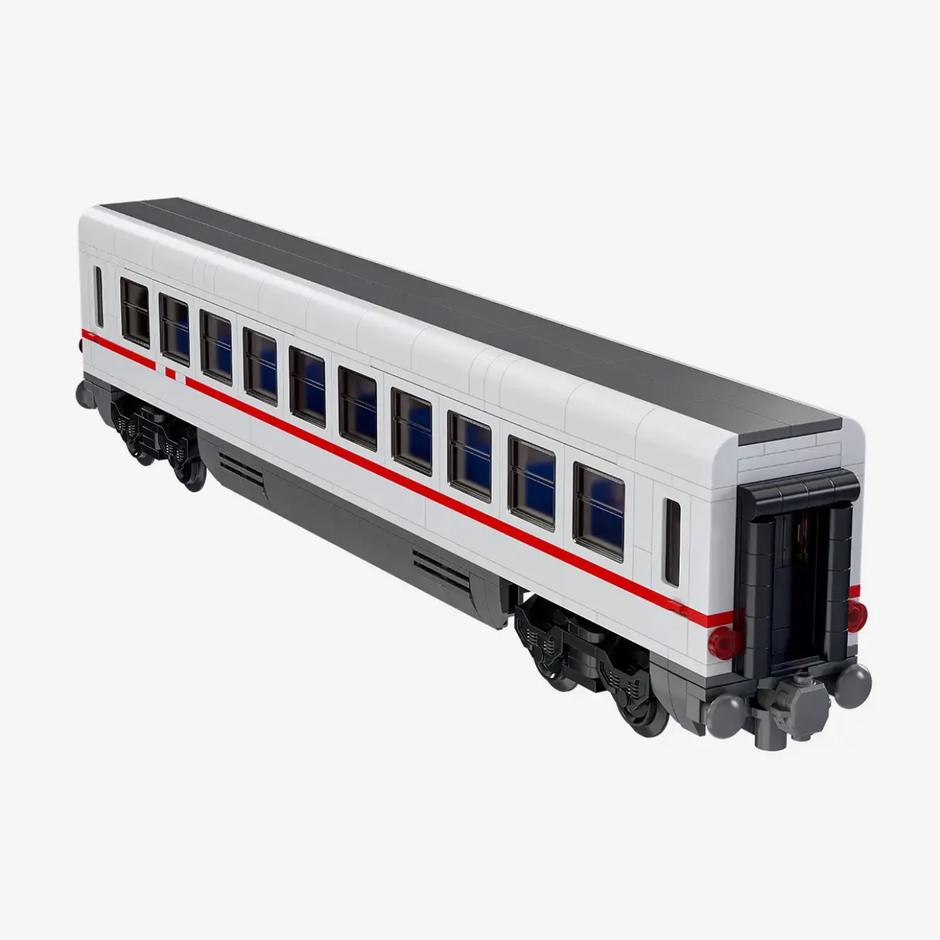 Passagierwagen weiß rot