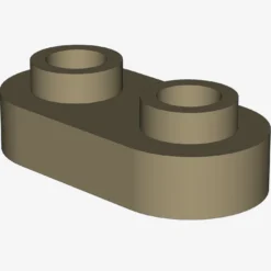 Plate, Modified 1 x 2 Rounded with 2 Open Studs X 200