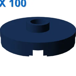 PLATE ROUND W. 1 KNOB X 100