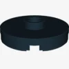 PLATE ROUND W. 1 KNOB X 100