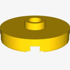 PLATE ROUND W. 1 KNOB X 100