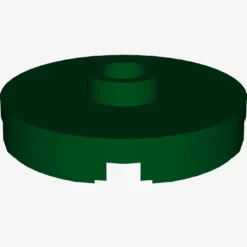 PLATE ROUND W. 1 KNOB X 100