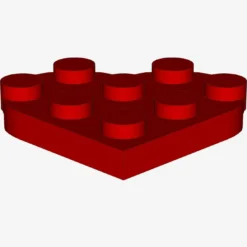 Plate, Round 3 x 3 Heart X 10