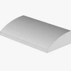 PLATE W. BOW 2x4x2/3 X 50
