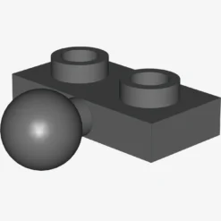 PLATE 1X2 BALL Ø5.9 MIDDLE X 100