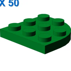 PLATE 3X3, 1/4 CIRCLE X 50