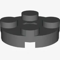 PLATE 2X2 ROUND X 100