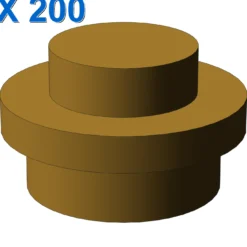 PLATE 1X1 ROUND X 200