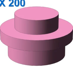 PLATE 1X1 ROUND X 200
