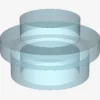 PLATE 1X1 ROUND X 200