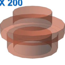 PLATE 1X1 ROUND X 200