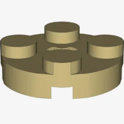 PLATE 2X2 ROUND X 100