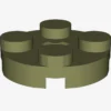 PLATE 2X2 ROUND X 100