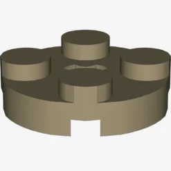 PLATE 2X2 ROUND X 100