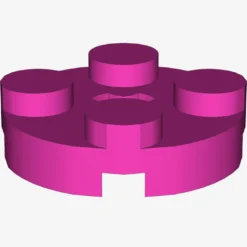 PLATE 2X2 ROUND X 100