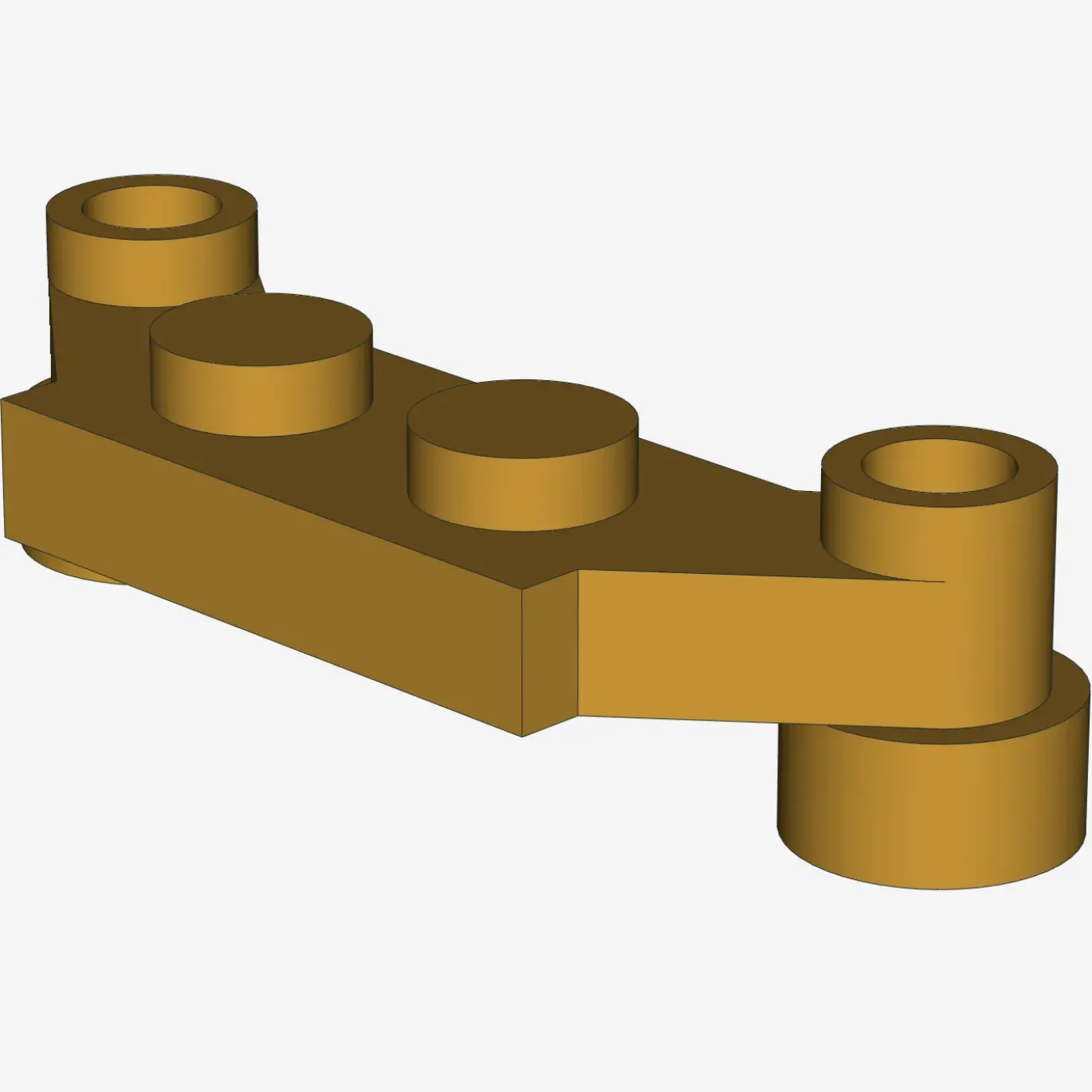 PLATE 1X4 SPLIT-LEVEL X 100
