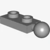PLATE 1X2 W/5.9 BALL END X 100