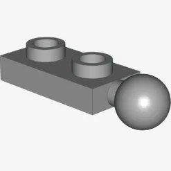 PLATE 1X2 W/5.9 BALL END X 100