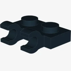 PLATE 1X2 W/HOLDER, VERTICAL X 100