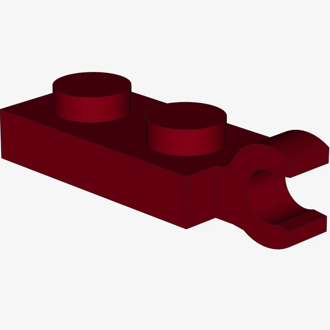 PLATE 2X1 W/HOLDER,VERTICAL X 100
