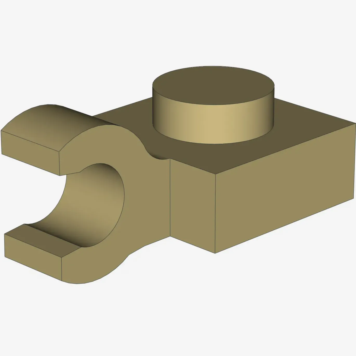 PLATE 1X1 W/HOLDER VERTICAL X 200