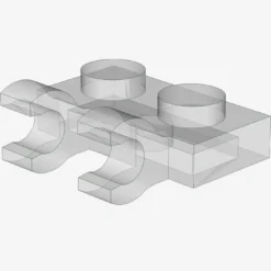 PLATE 1X2 W/HOLDER, VERTICAL X 100