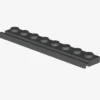 PLATE 1X8 WITH RAIL X 25