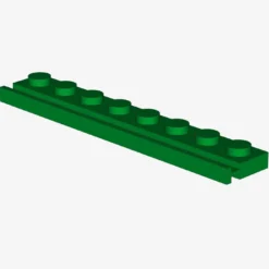 PLATE 1X8 WITH RAIL X 25