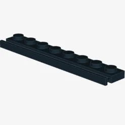 PLATE 1X8 WITH RAIL X 25