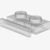 PLATE 1X2 WITH SLIDE X 100