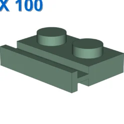 PLATE 1X2 WITH SLIDE X 100