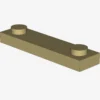 PLATE 1X4 W. 2 KNOBS X 100