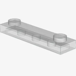 PLATE 1X4 W. 2 KNOBS X 100