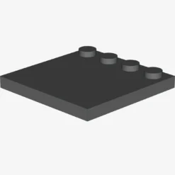 PLATE 4X4 W. 4 KNOBS X 20
