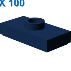 PLATE 1X2 W. 1 KNOB X 100