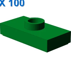 PLATE 1X2 W. 1 KNOB X 100