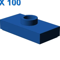 PLATE 1X2 W. 1 KNOB X 100