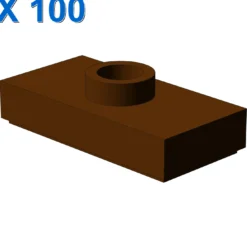 PLATE 1X2 W. 1 KNOB X 100