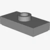 PLATE 1X2, W/ 1 KNOB X 100