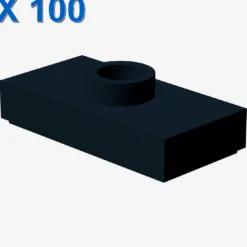 PLATE 1X2 W. 1 KNOB X 100