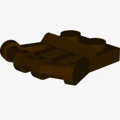 PLATE 1X2 W.Ø3.2 SHAFT 22.5 D. X 50