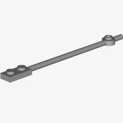 PLATE 1X2 W. SHAFT 12M X 50