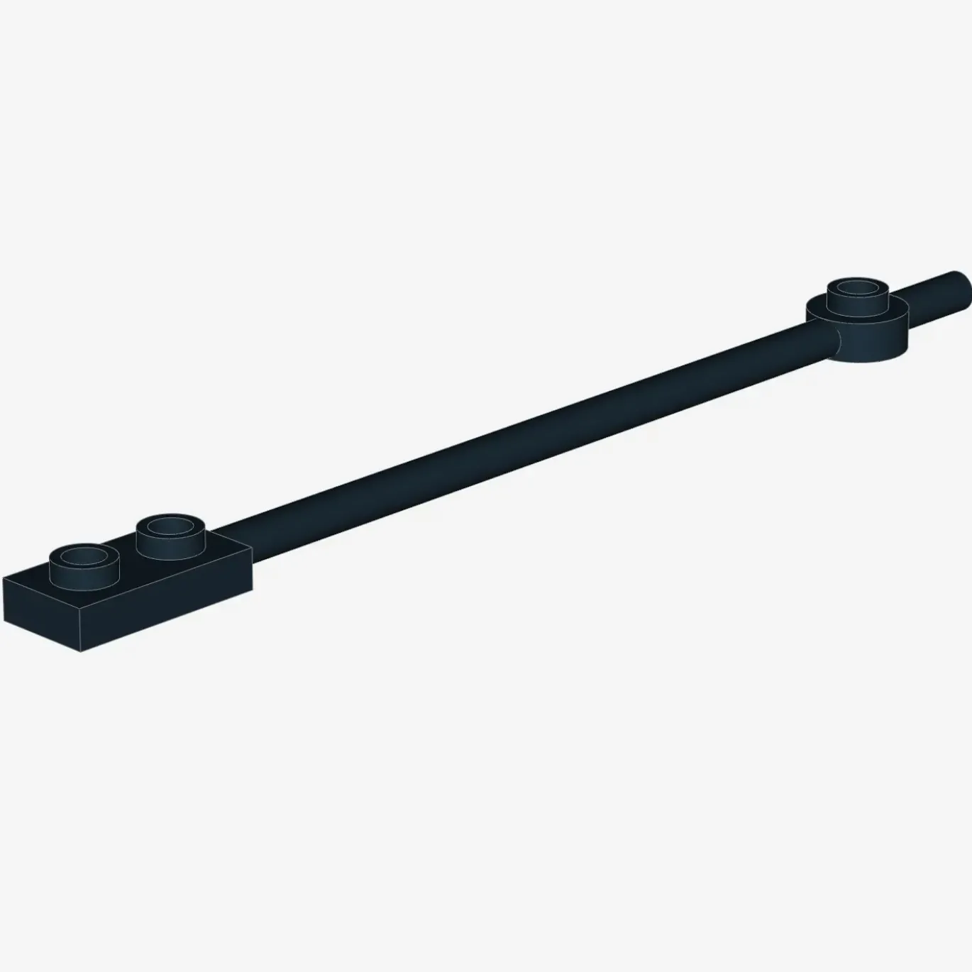 PLATE 1X2 W. SHAFT 12M X 50