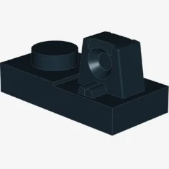 PLATE 1X2 W/STUB/ALONG/UPPER P X 100