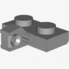 PLATE 1X2 W. STUB/VERTICAL X 100