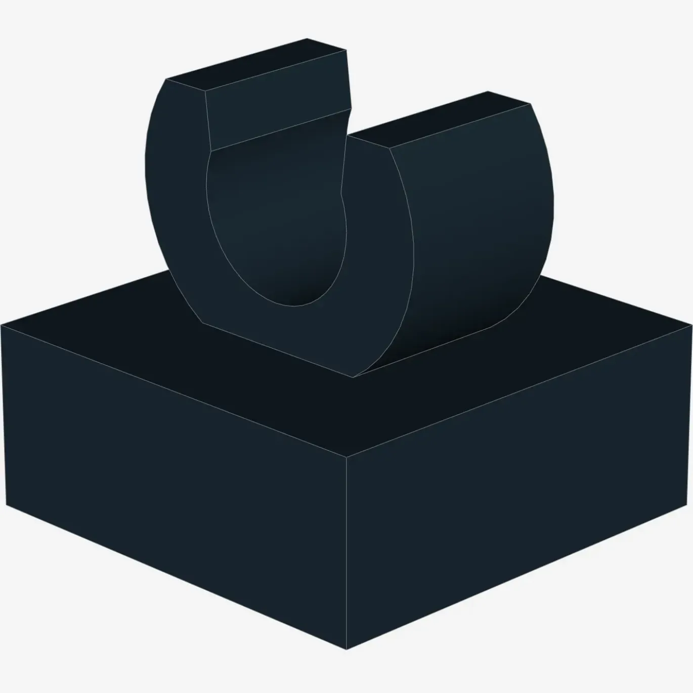 PLATE 1X1 W. UP RIGHT HOLDER X 200