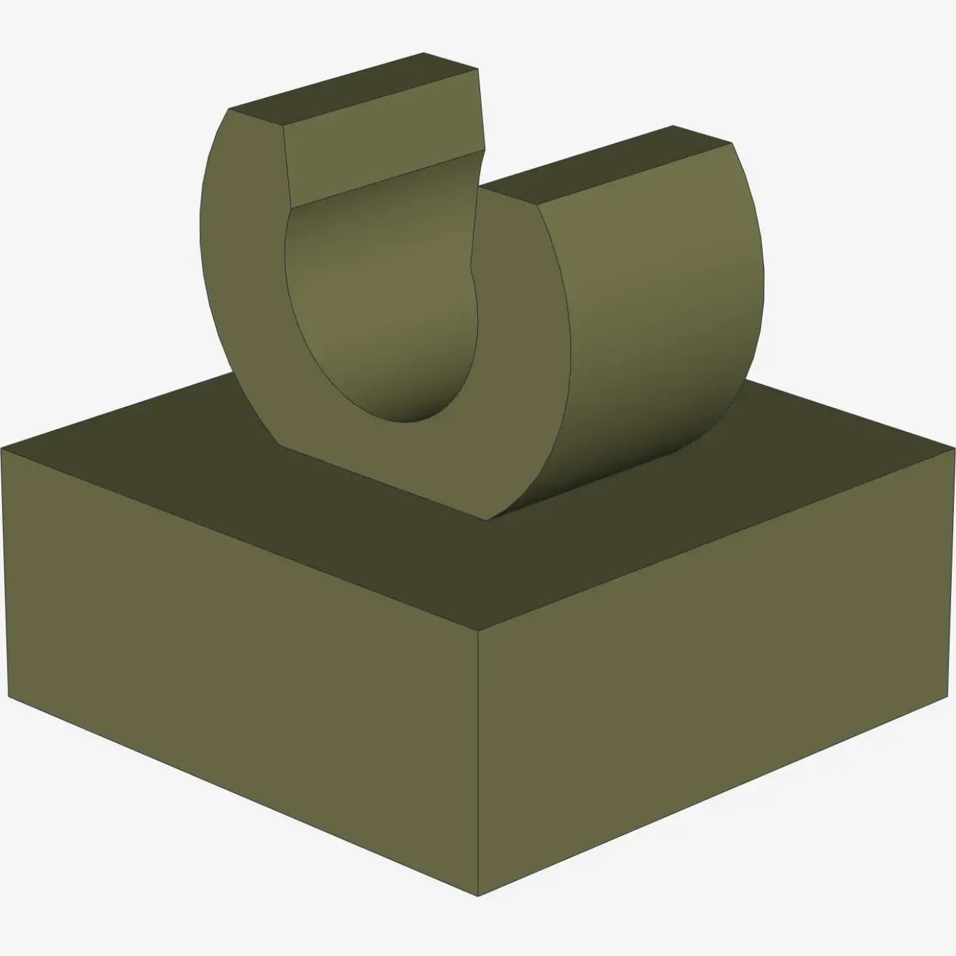 PLATE 1X1 W. UP RIGHT HOLDER X 200