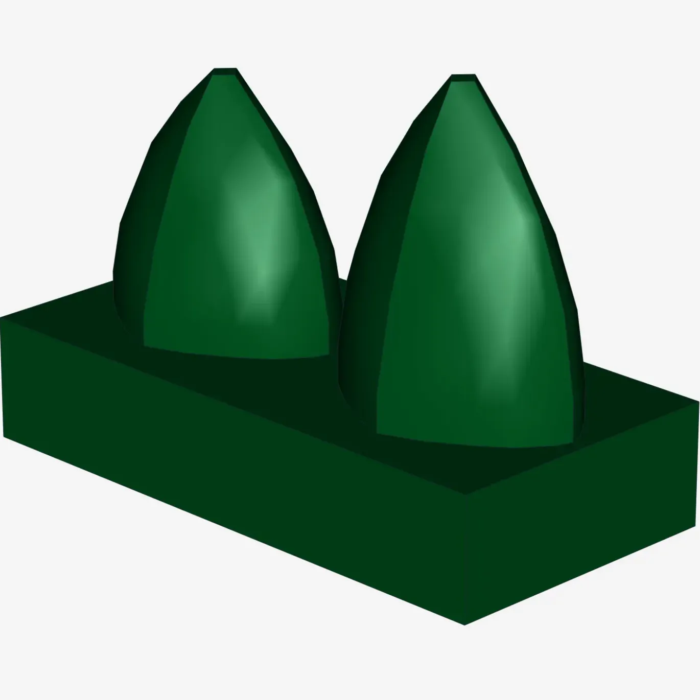 PLATE 1X2 W.2 VERTICAL TEETH X 100