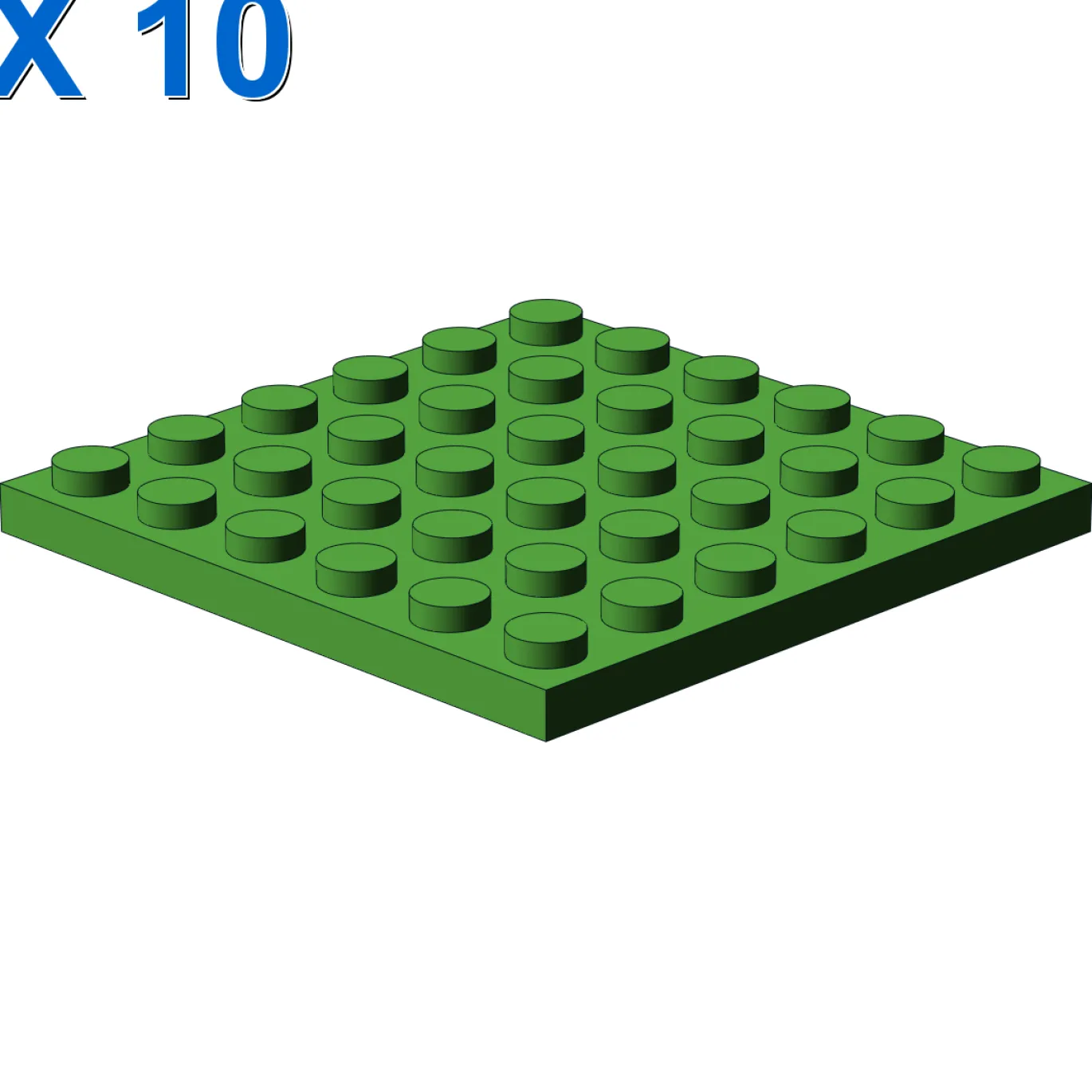 PLATE 6X6 X 10